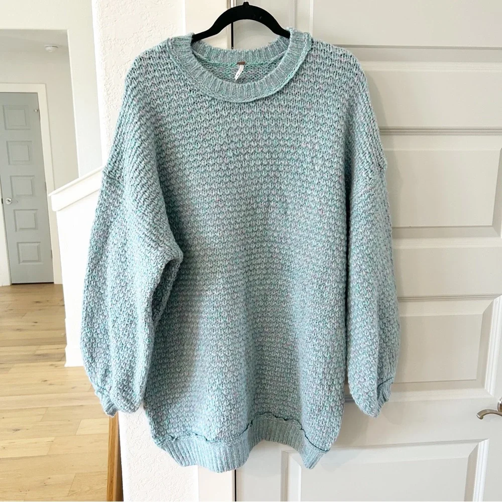New Rare Free People Lola Sweater Mini Dress - Picture 2 of 5
